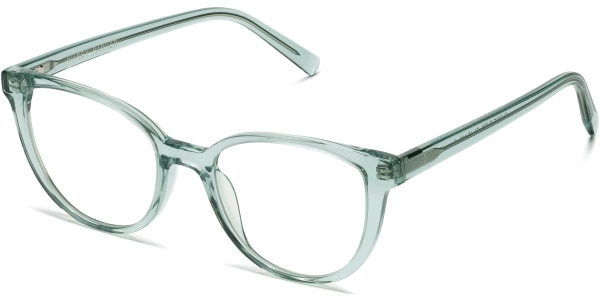 Angle View Image of Elodie Eyeglasses Collection, by Warby Parker Brand, in Reef Crystal Color