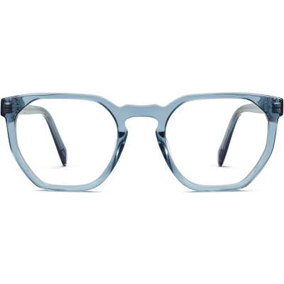 Front View Image of Tobias Eyeglasses Collection, by Warby Parker Brand, in Laguna Crystal Color